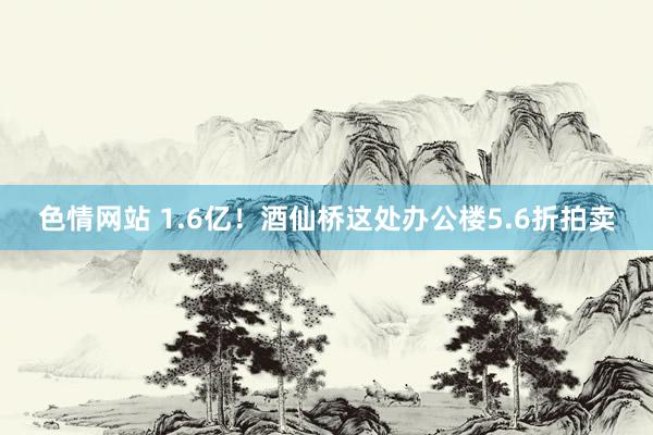 色情网站 1.6亿！酒仙桥这处办公楼5.6折拍卖