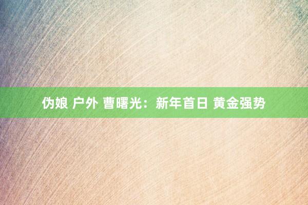 伪娘 户外 曹曙光：新年首日 黄金强势