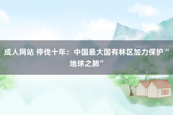 成人网站 停伐十年：中国最大国有林区加力保护“地球之肺”