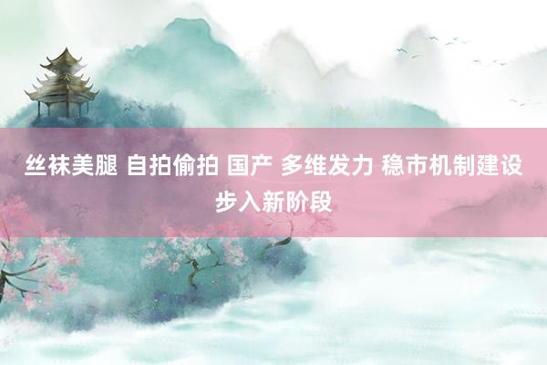 丝袜美腿 自拍偷拍 国产 多维发力 稳市机制建设步入新阶段
