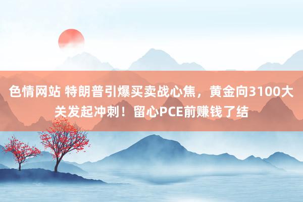 色情网站 特朗普引爆买卖战心焦，黄金向3100大关发起冲刺！留心PCE前赚钱了结