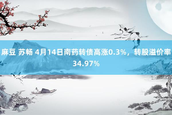麻豆 苏畅 4月14日南药转债高涨0.3%，转股溢价率34.97%