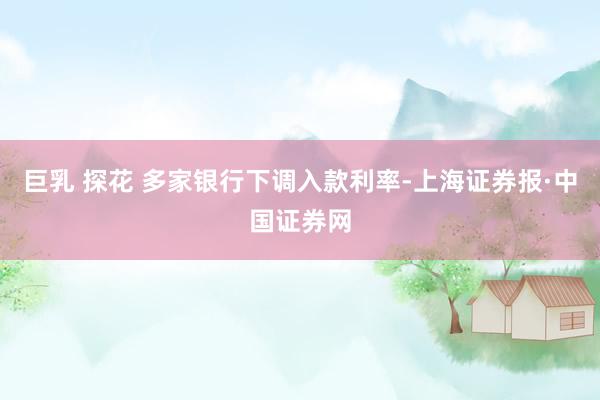 巨乳 探花 多家银行下调入款利率-上海证券报·中国证券网