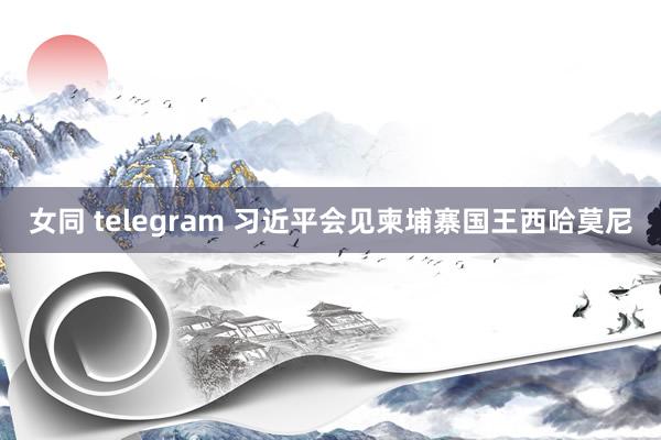 女同 telegram 习近平会见柬埔寨国王西哈莫尼