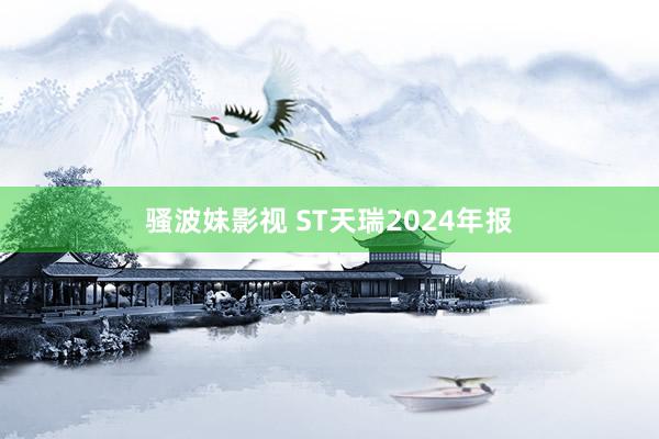 骚波妹影视 ST天瑞2024年报